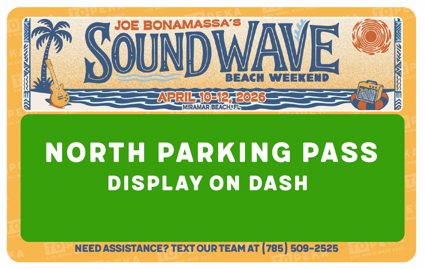 JBSW26 North Parking Pass